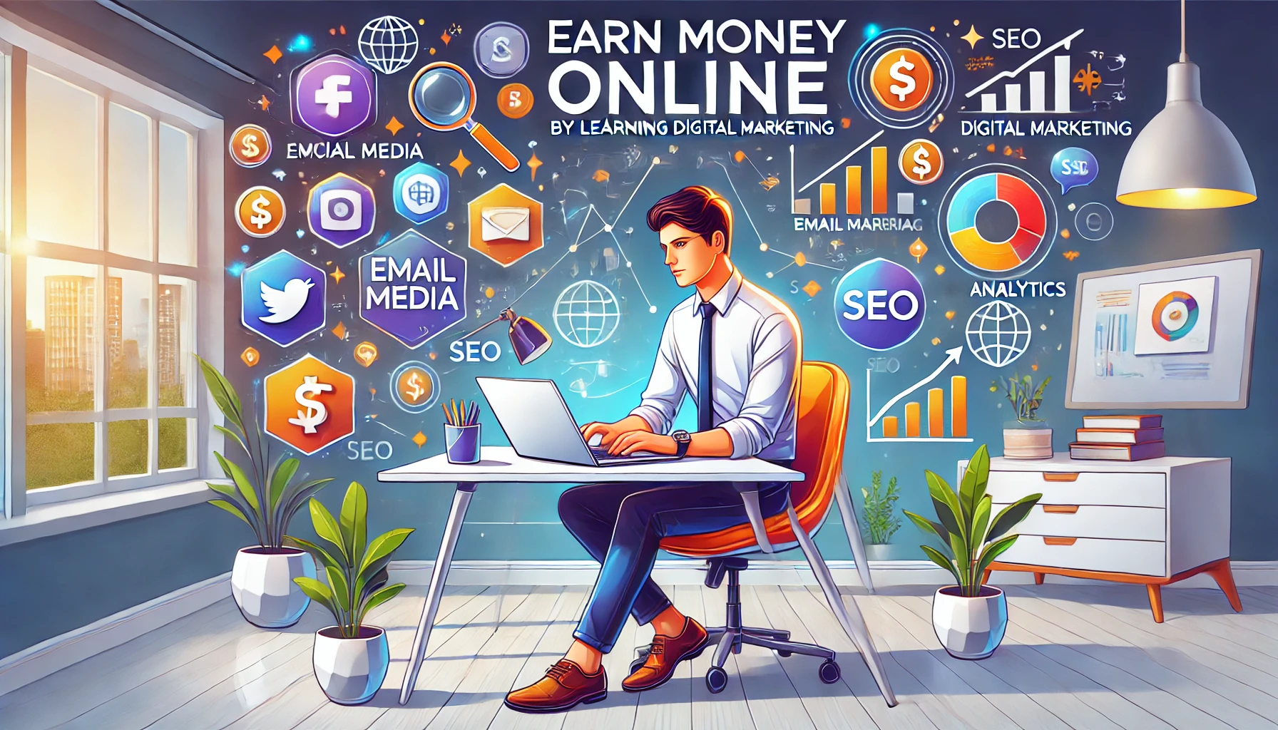 Earn Money Online by Learning Digital Marketing