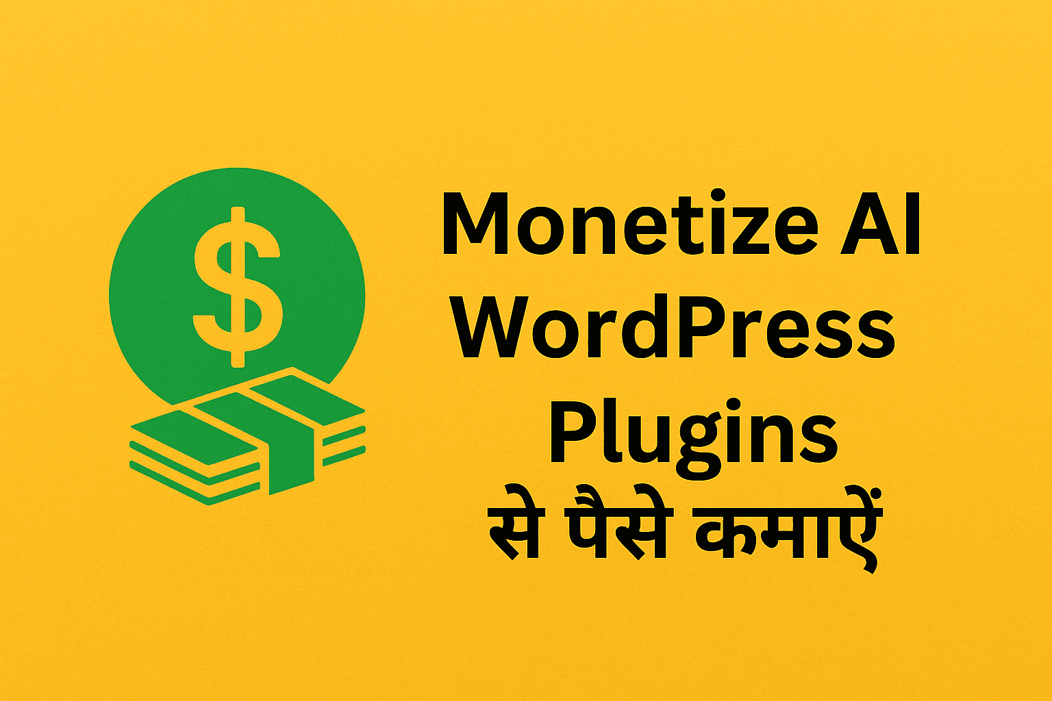 Monetize AI WordPress Plugins
